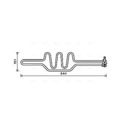 Chladič oleja riadenia AVA QUALITY COOLING BWA3469