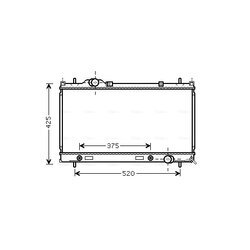 Chladič motora AVA QUALITY COOLING CR2086