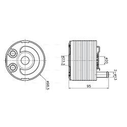 Chladič motorového oleja AVA QUALITY COOLING DN3483