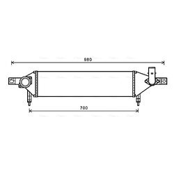 Chladič plniaceho vzduchu AVA QUALITY COOLING DN4409