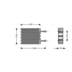 Výparník klimatizácie AVA QUALITY COOLING FDV022