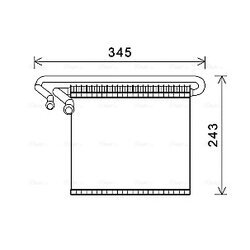 Výparník klimatizácie AVA QUALITY COOLING FDV491