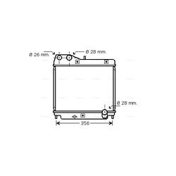 Chladič motora AVA QUALITY COOLING HD2178