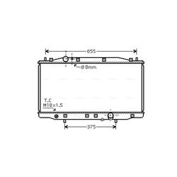 Chladič motora AVA QUALITY COOLING HD2218