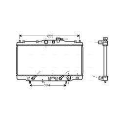 Chladič motora AVA QUALITY COOLING HDA2119