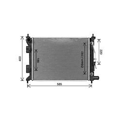 Chladič motora AVA QUALITY COOLING HY2493