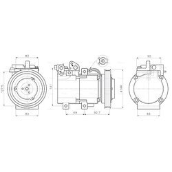 Kompresor klimatizácie AVA QUALITY COOLING HYAK605