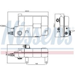 Vyrovnávacia nádobka chladiacej kvapaliny AVA QUALITY COOLING IVT159 - obr. 1