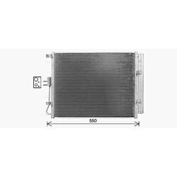 Kondenzátor klimatizácie AVA QUALITY COOLING KA5316D - obr. 1