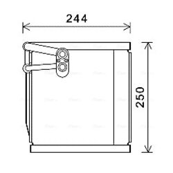 Výparník klimatizácie AVA QUALITY COOLING KAV199