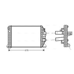 Chladič plniaceho vzduchu AVA QUALITY COOLING ME4166