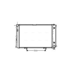 Chladič motora AVA QUALITY COOLING MS2061