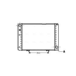 Chladič motora AVA QUALITY COOLING MS2175