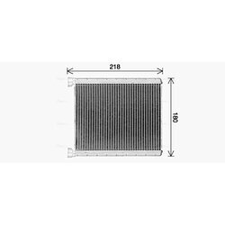 Výmenník tepla vnútorného kúrenia AVA QUALITY COOLING MS6763