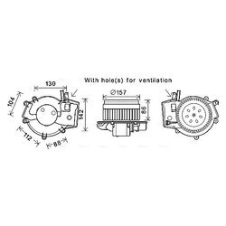 Vnútorný ventilátor AVA QUALITY COOLING MS8657