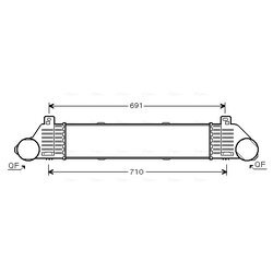 Chladič plniaceho vzduchu AVA QUALITY COOLING MSA4353