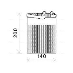 Výparník klimatizácie AVA QUALITY COOLING MSV554