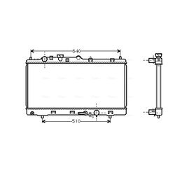 Chladič motora AVA QUALITY COOLING MZ2152