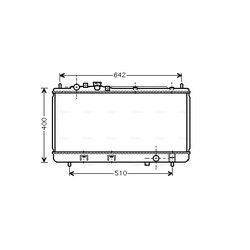 Chladič motora AVA QUALITY COOLING MZ2176