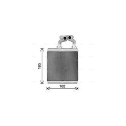 Výmenník tepla vnútorného kúrenia AVA QUALITY COOLING OL6718