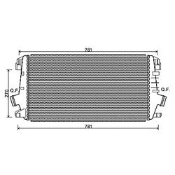 Chladič plniaceho vzduchu AVA QUALITY COOLING OLA4550