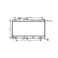 Chladič motora AVA QUALITY COOLING SU2097