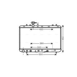 Chladič motora AVA QUALITY COOLING SZA2085