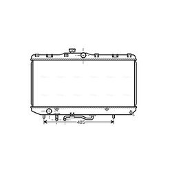 Chladič motora AVA QUALITY COOLING TO2146