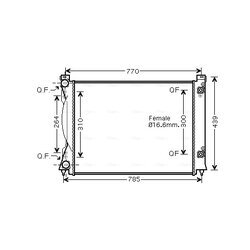 Chladič motora AVA QUALITY COOLING AI2234