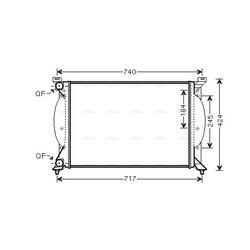 Chladič motora AVA QUALITY COOLING AI2240