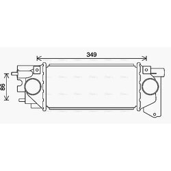 Chladič plniaceho vzduchu AVA QUALITY COOLING AU4231