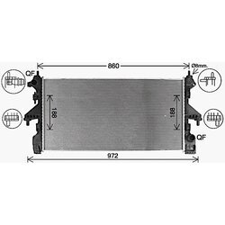 Chladič motora AVA QUALITY COOLING CN2321