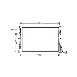 Chladič motora AVA QUALITY COOLING CR2092