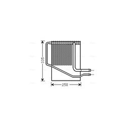 Výparník klimatizácie AVA QUALITY COOLING CRV126