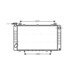 Chladič motora AVA QUALITY COOLING DN2150