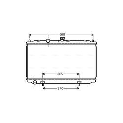 Chladič motora AVA QUALITY COOLING DN2221