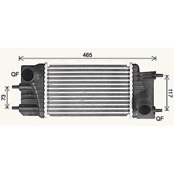 Chladič plniaceho vzduchu AVA QUALITY COOLING DN4460