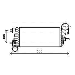 Chladič plniaceho vzduchu AVA QUALITY COOLING FDA4471