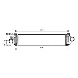 Chladič plniaceho vzduchu AVA QUALITY COOLING FDA4473