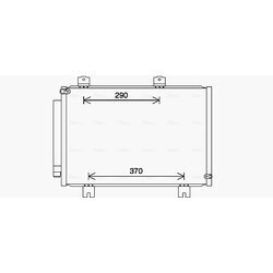 Kondenzátor klimatizácie AVA QUALITY COOLING HD5316D