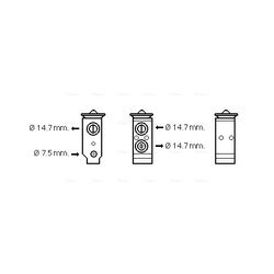 Expanzný ventil klimatizácie AVA QUALITY COOLING HY1325