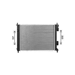 Chladič motora AVA QUALITY COOLING HY2590 - obr. 1