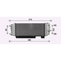 Chladič plniaceho vzduchu AVA QUALITY COOLING HY4485 - obr. 1