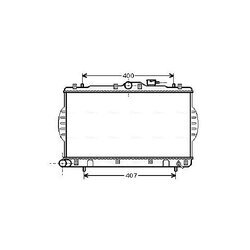 Chladič motora AVA QUALITY COOLING HYA2047