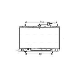 Chladič motora AVA QUALITY COOLING HYA2086