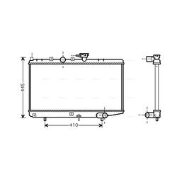 Chladič motora AVA QUALITY COOLING KA2050