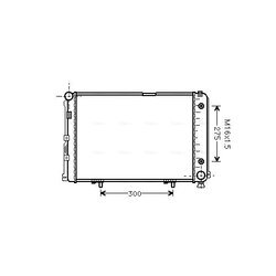 Chladič motora AVA QUALITY COOLING MS2110