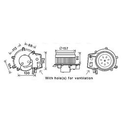 Vnútorný ventilátor AVA QUALITY COOLING MS8643