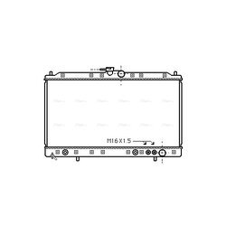 Chladič motora AVA QUALITY COOLING MT2091