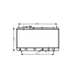 Chladič motora AVA QUALITY COOLING MZ2168